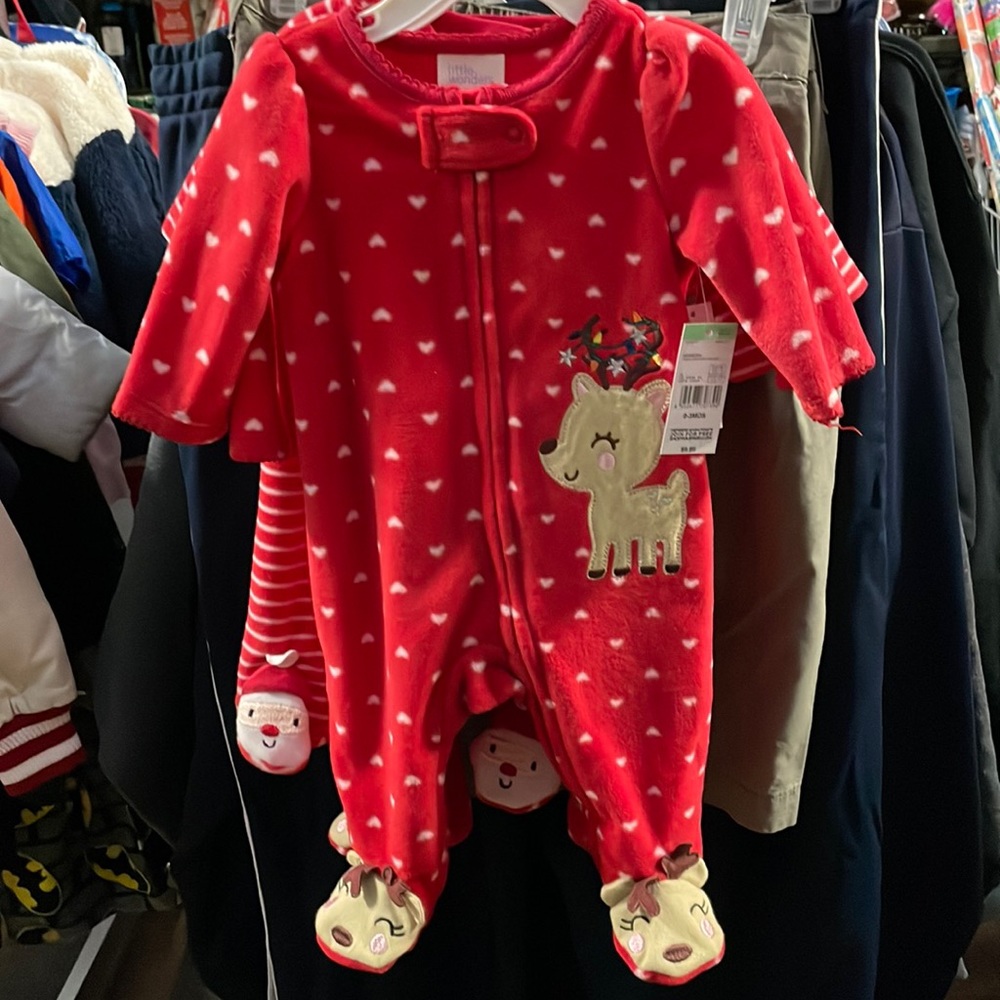 Lityle wonders First Christmas fleece 0-3 months